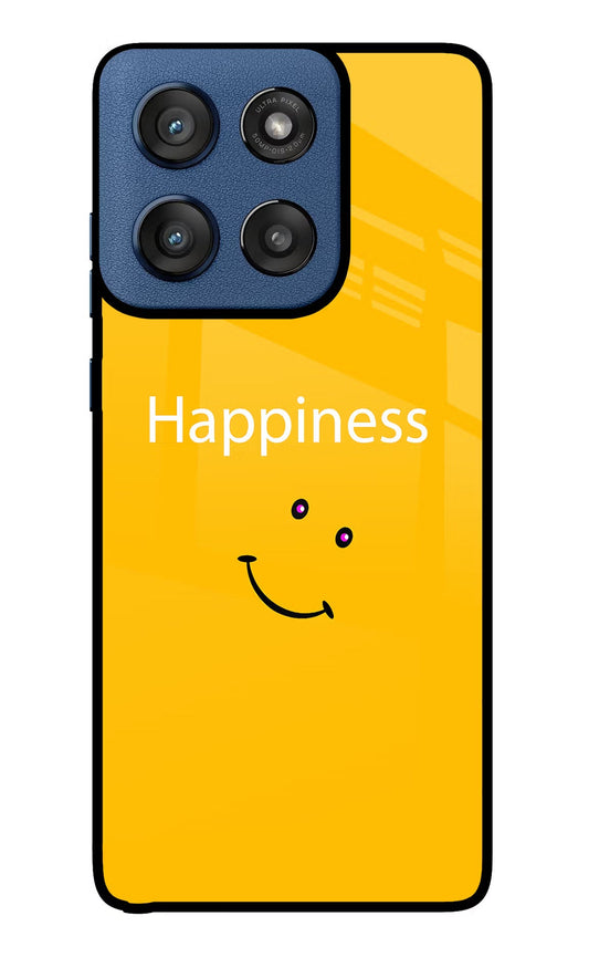 Happiness With Smiley Moto Edge 60 Stylus Back Cover
