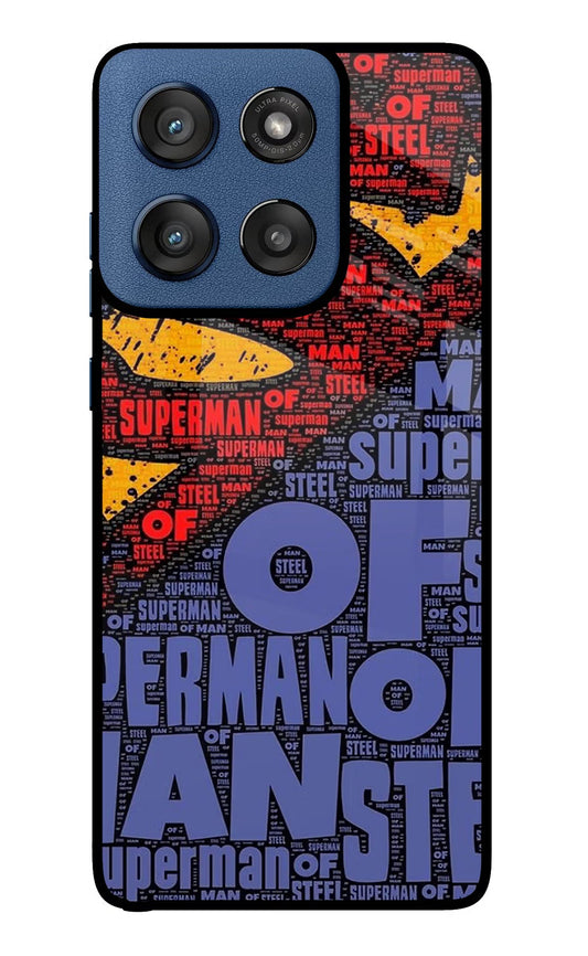 Superman Moto Edge 60 Stylus Back Cover