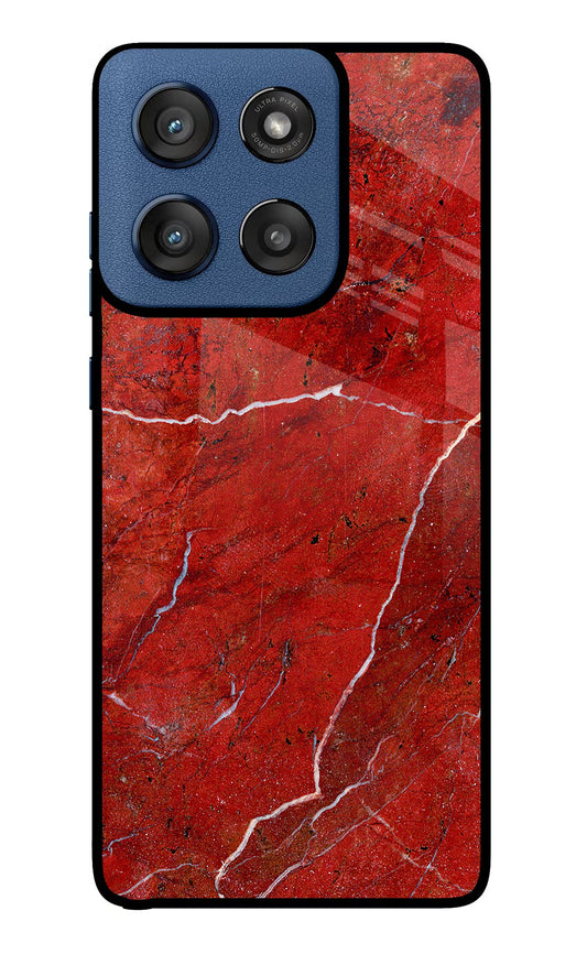 Red Marble Design Moto Edge 60 Stylus Back Cover