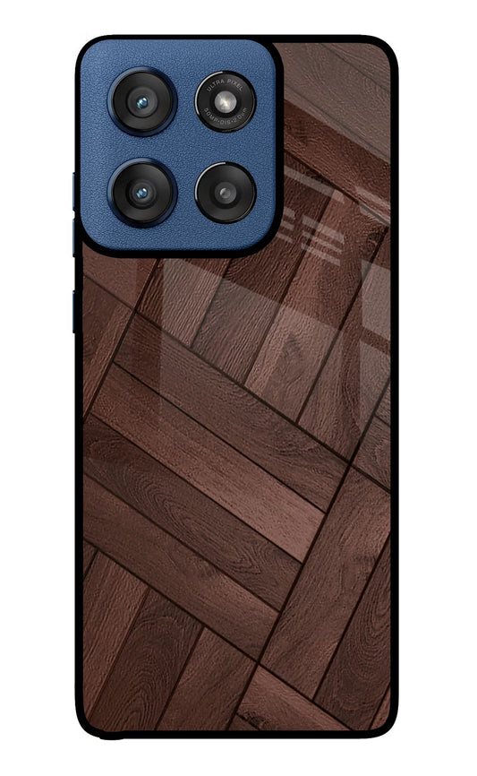 Wooden Texture Design Moto Edge 60 Stylus Back Cover