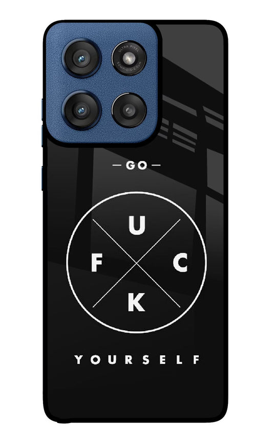 Go Fuck Yourself Moto Edge 60 Stylus Back Cover