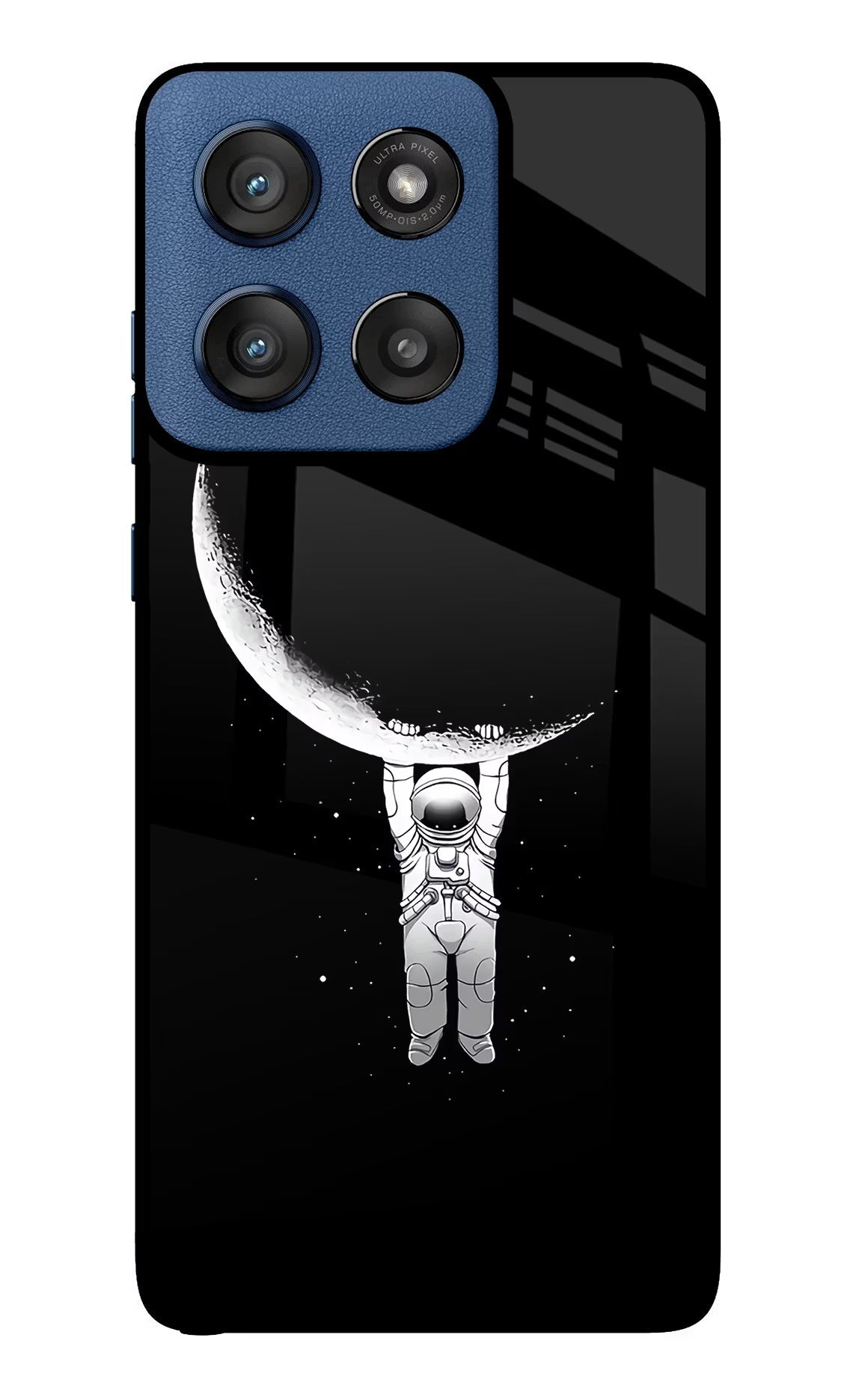 Moon Space Moto Edge 60 Stylus Glass Case