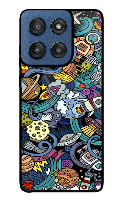 Space Abstract Moto Edge 60 Stylus Back Cover