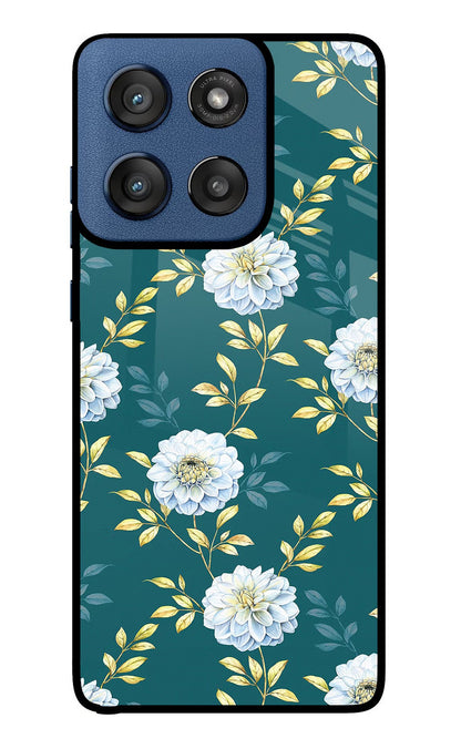 Flowers Moto Edge 60 Stylus Back Cover
