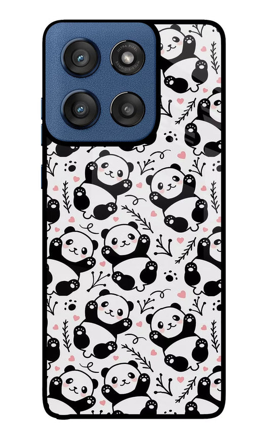 Cute Panda Moto Edge 60 Stylus Back Cover