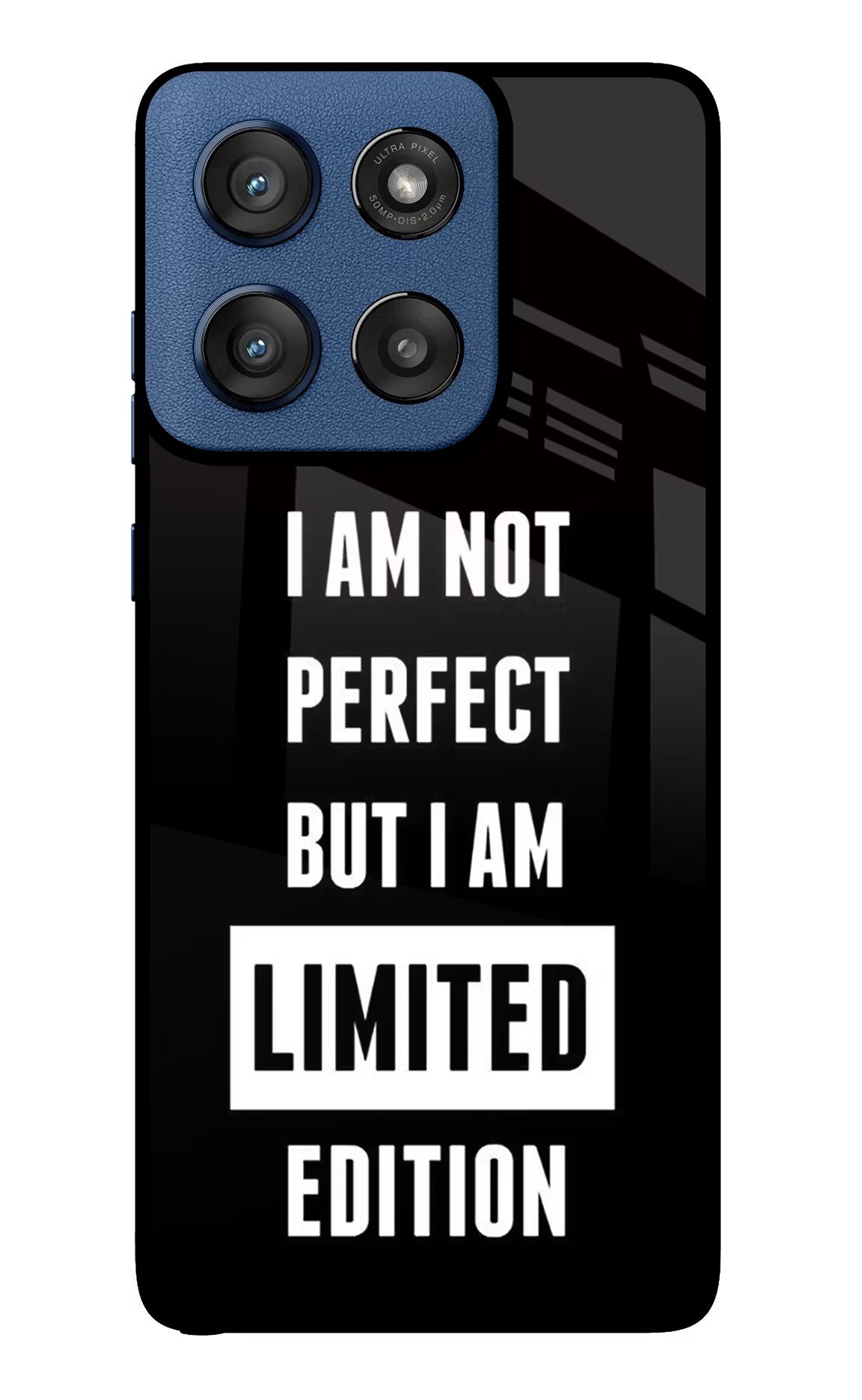 I Am Not Perfect But I Am Limited Edition Moto Edge 60 Stylus Back Cover