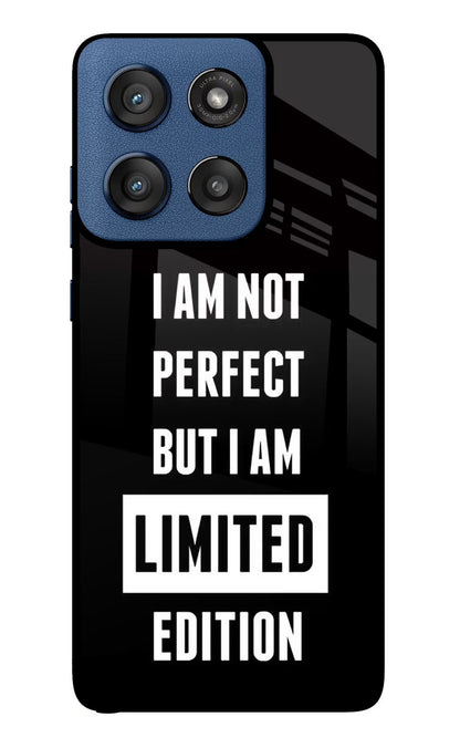 I Am Not Perfect But I Am Limited Edition Moto Edge 60 Stylus Back Cover