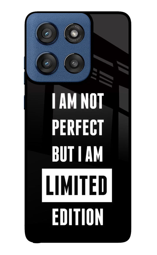 I Am Not Perfect But I Am Limited Edition Moto Edge 60 Stylus Back Cover