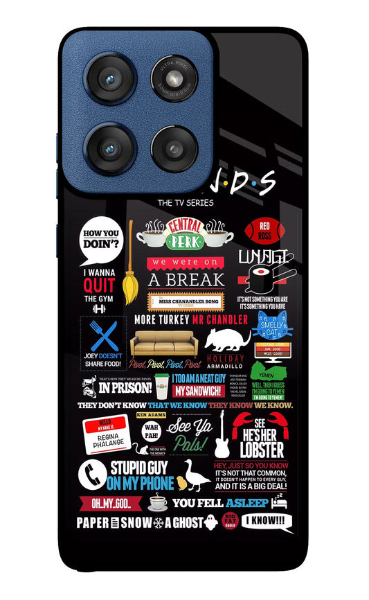 FRIENDS Moto Edge 60 Stylus Back Cover