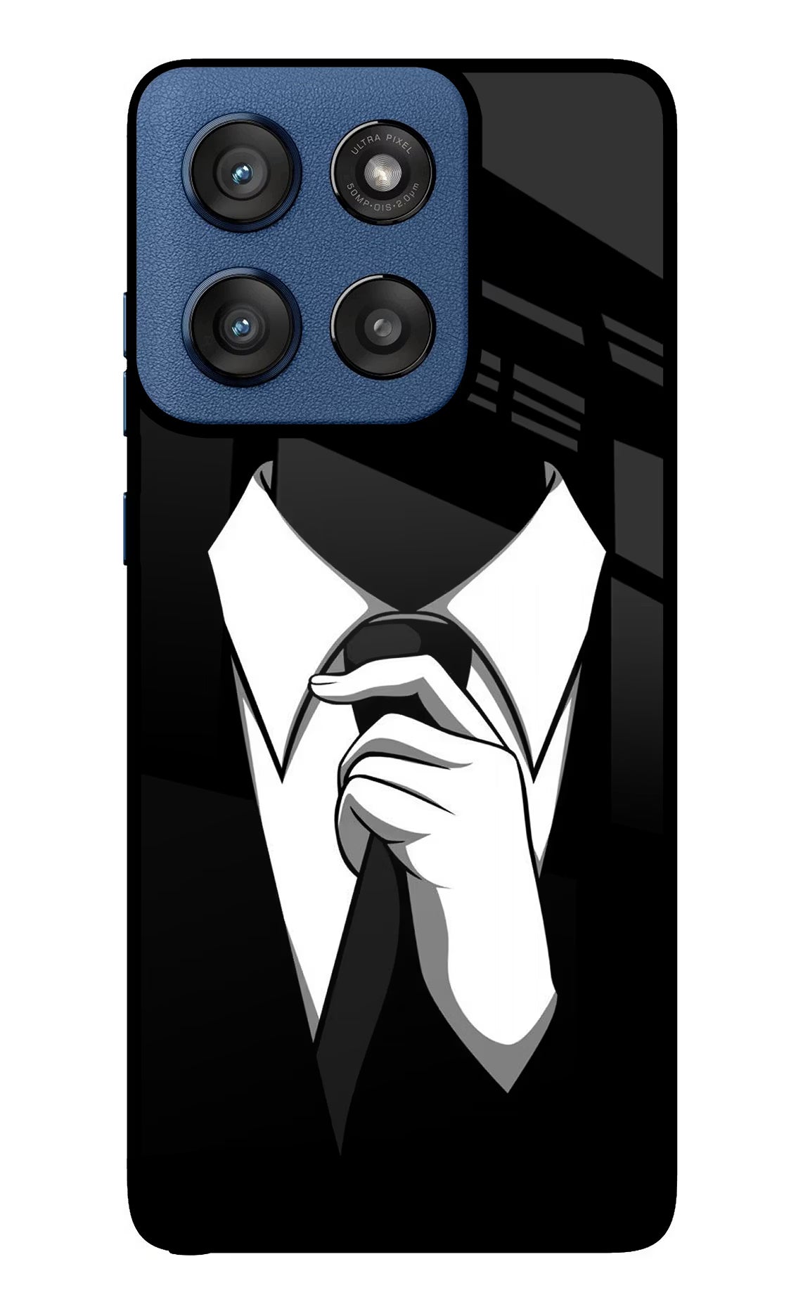 Black Tie Moto Edge 60 Stylus Back Cover