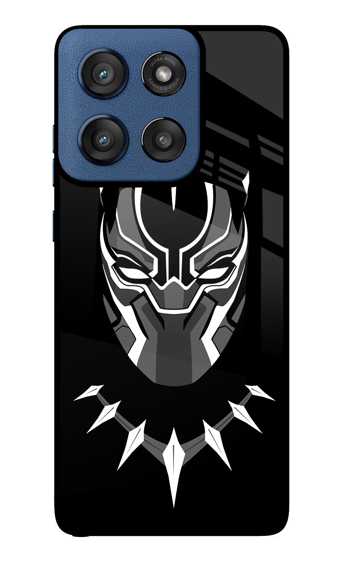 Black Panther Moto Edge 60 Stylus Glass Case
