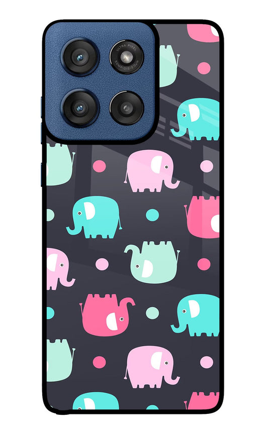 Elephants Moto Edge 60 Stylus Back Cover