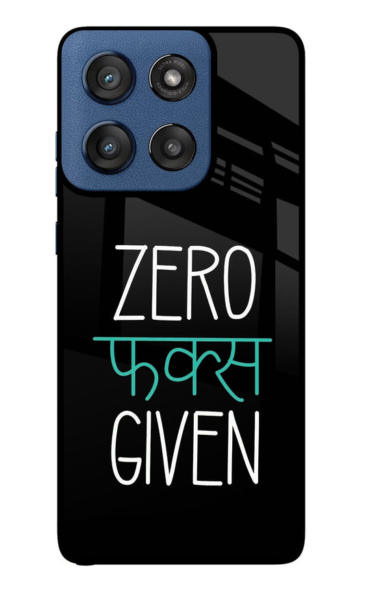 Zero Fucks Given Moto Edge 60 Stylus Back Cover