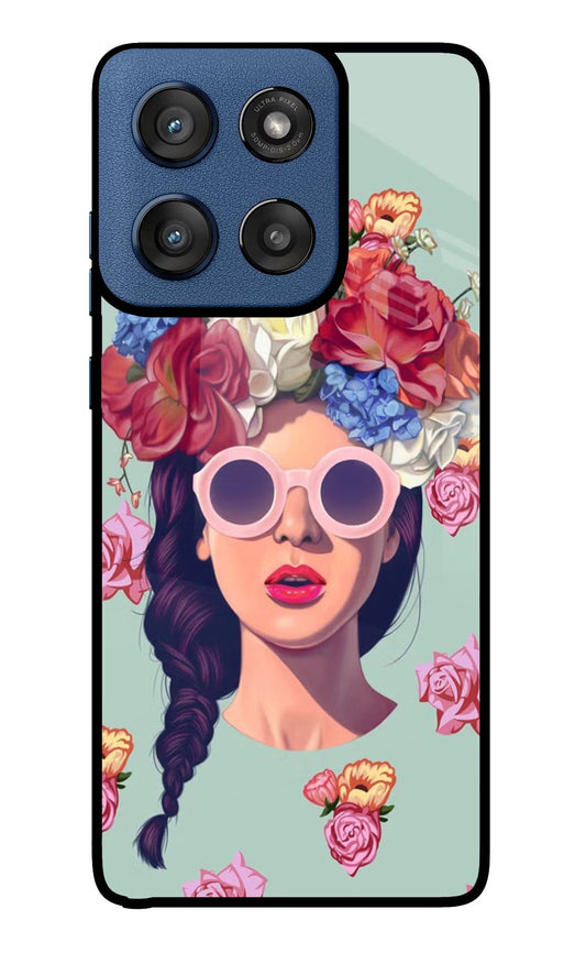 Pretty Girl Moto Edge 60 Stylus Back Cover