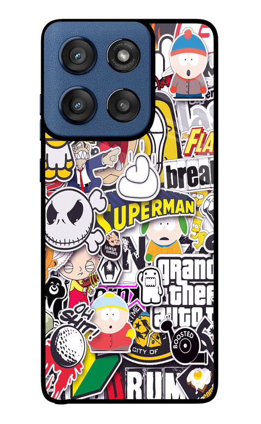 Sticker Bomb Moto Edge 60 Stylus Back Cover