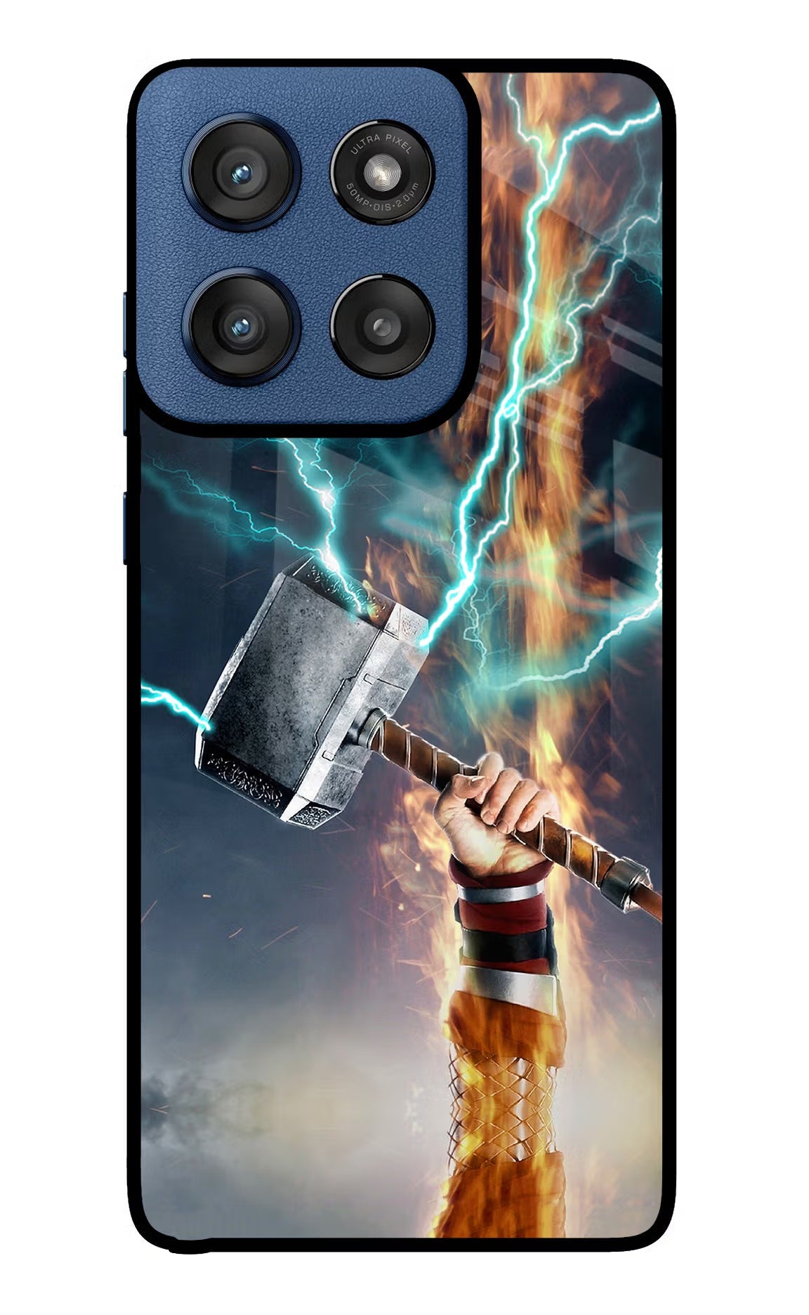 Thor Hammer Mjolnir Moto Edge 60 Stylus Glass Case