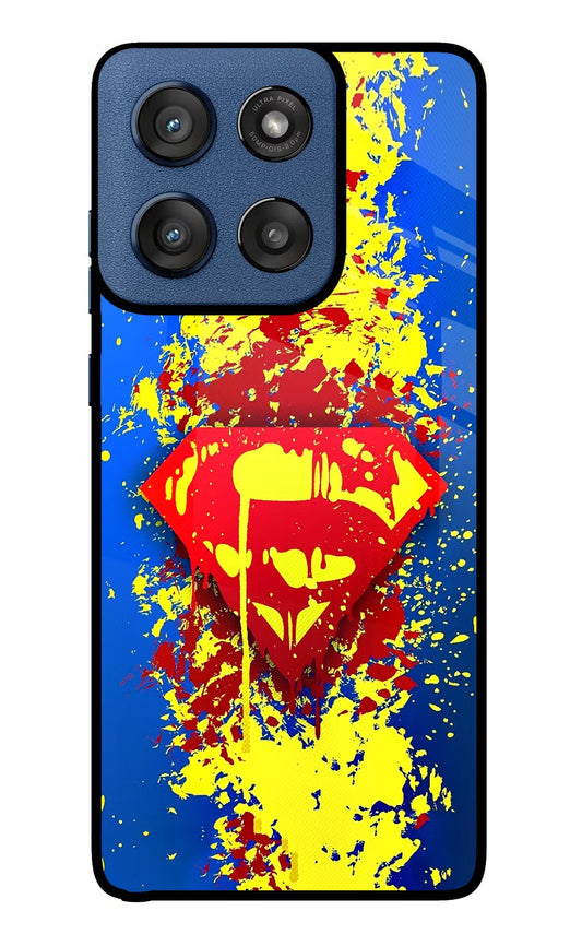 Superman logo Moto Edge 60 Stylus Back Cover