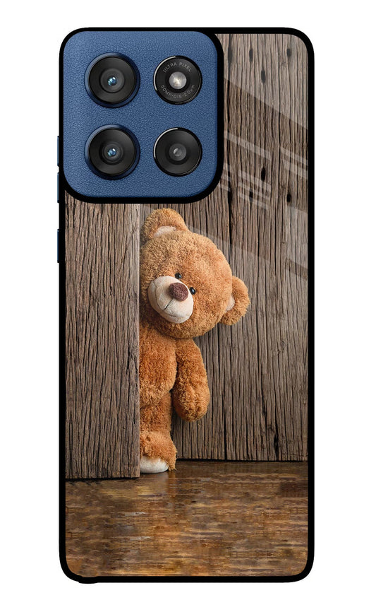 Teddy Wooden Moto Edge 60 Stylus Back Cover