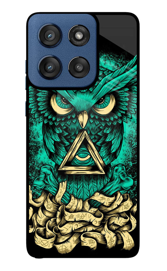 Green Owl Moto Edge 60 Stylus Back Cover