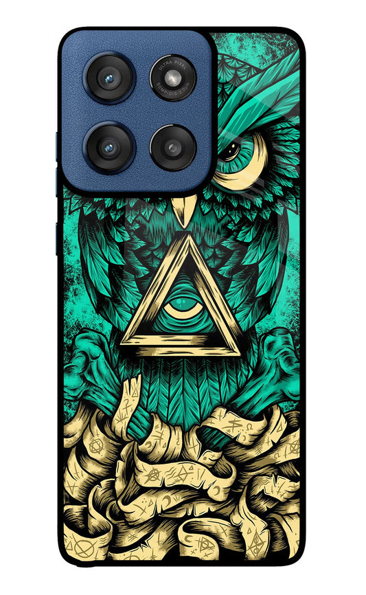 Green Owl Moto Edge 60 Stylus Back Cover
