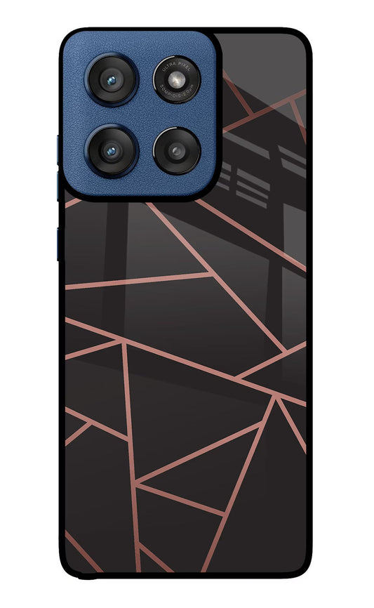 Geometric Pattern Moto Edge 60 Stylus Back Cover