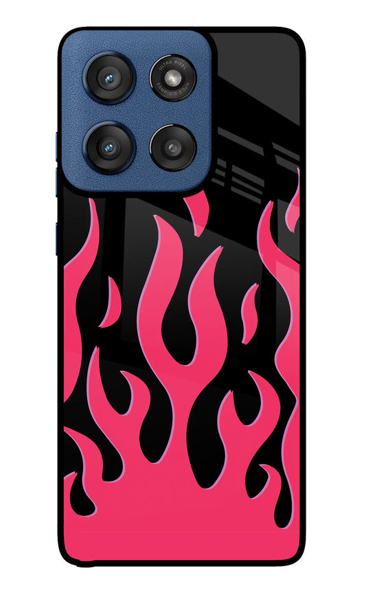 Fire Flames Moto Edge 60 Stylus Back Cover