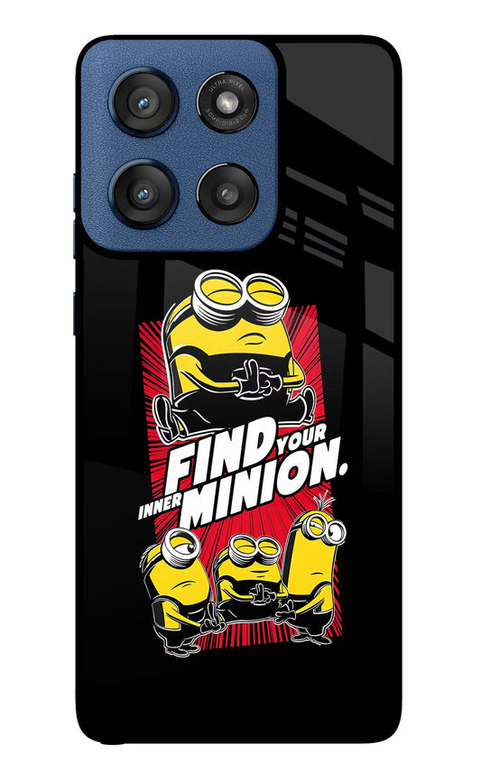 Find your inner Minion Moto Edge 60 Stylus Back Cover
