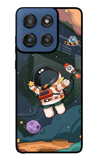 Cartoon Astronaut Moto Edge 60 Stylus Back Cover