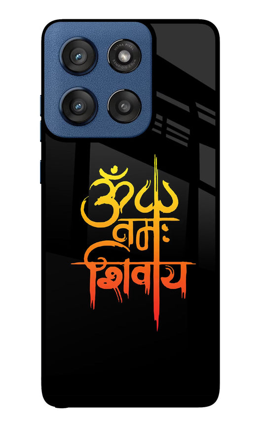 Om Namah Shivay Moto Edge 60 Stylus Back Cover