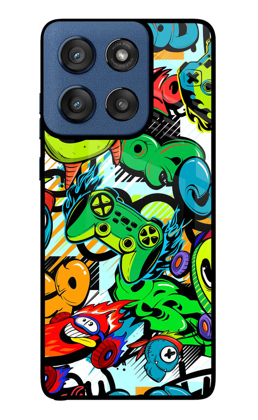 Game Doodle Moto Edge 60 Stylus Back Cover