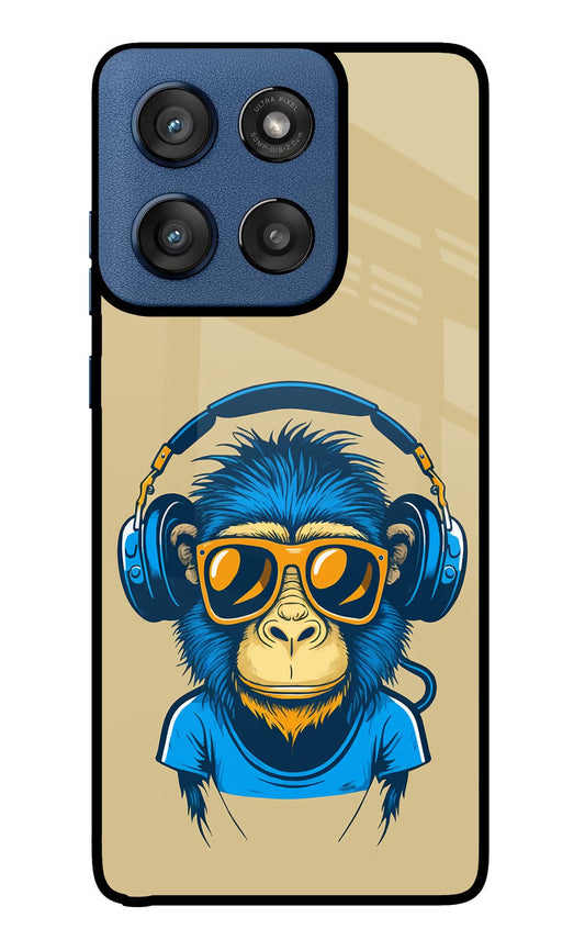 Monkey Headphone Moto Edge 60 Stylus Back Cover