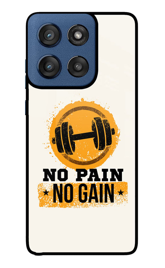 No Pain No Gain Moto Edge 60 Stylus Back Cover