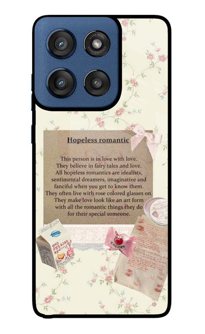 Hopeless Romantic Moto Edge 60 Stylus Back Cover