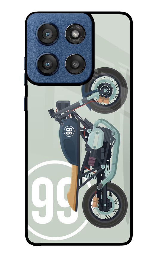 Classic Cafe Racer 99 Moto Edge 60 Stylus Back Cover