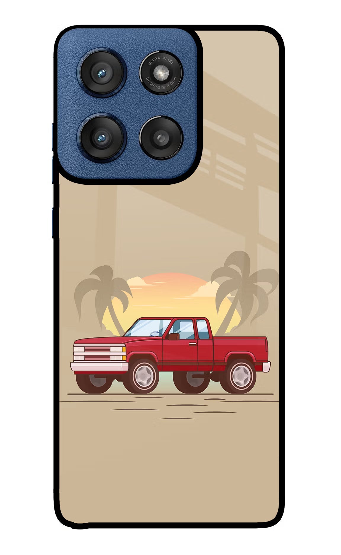 Desert Classic Drive Moto Edge 60 Stylus Back Cover