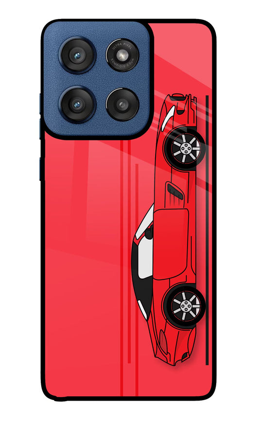 Red Velocity Moto Edge 60 Stylus Back Cover
