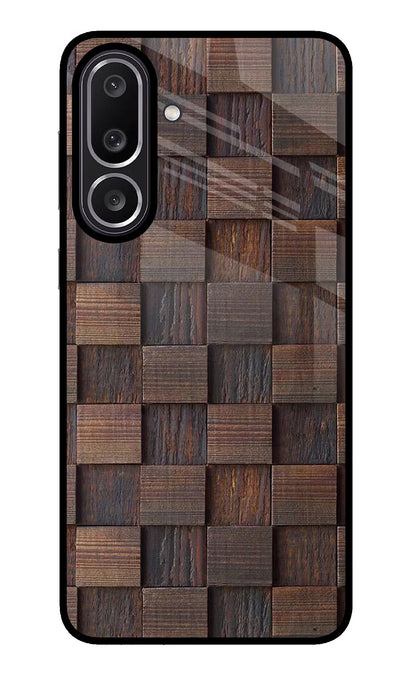Wooden Cube Design Samsung M56 5G Back Cover