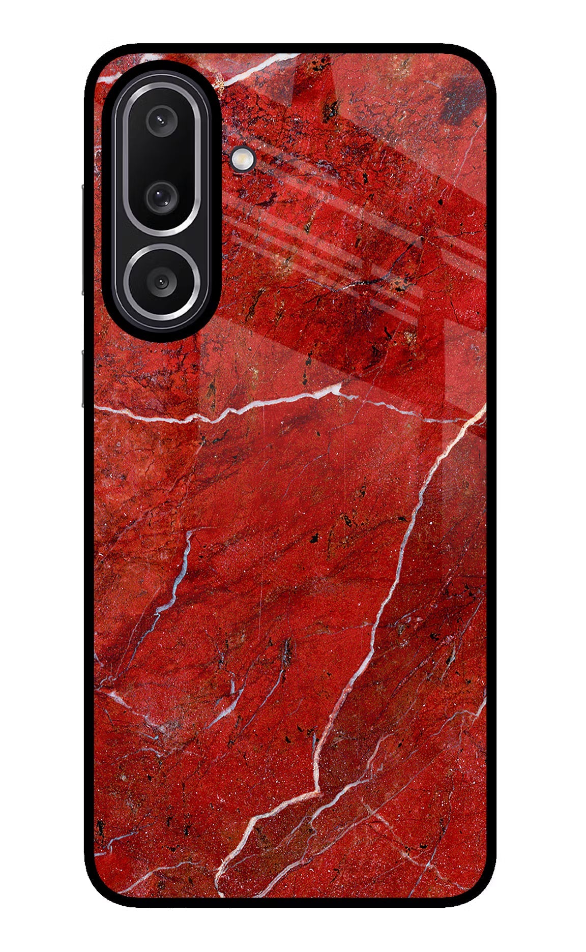 Red Marble Design Samsung M56 5G Back Cover