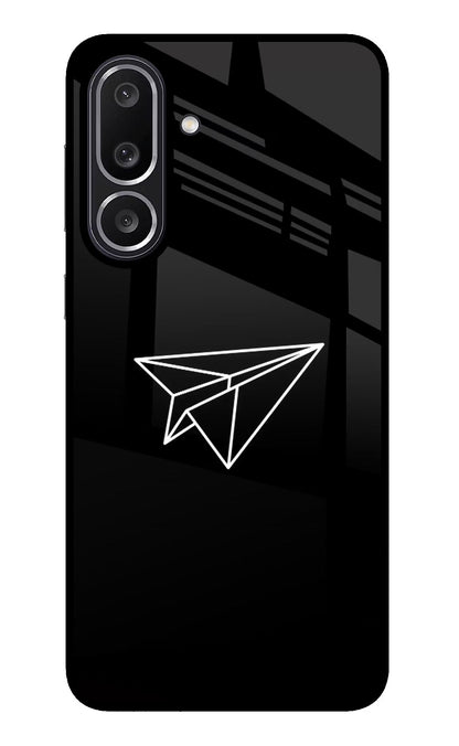 Paper Plane White Samsung M56 5G Back Cover