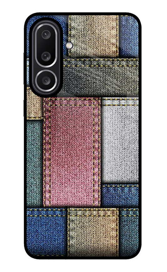 Multicolor Jeans Samsung M56 5G Glass Case