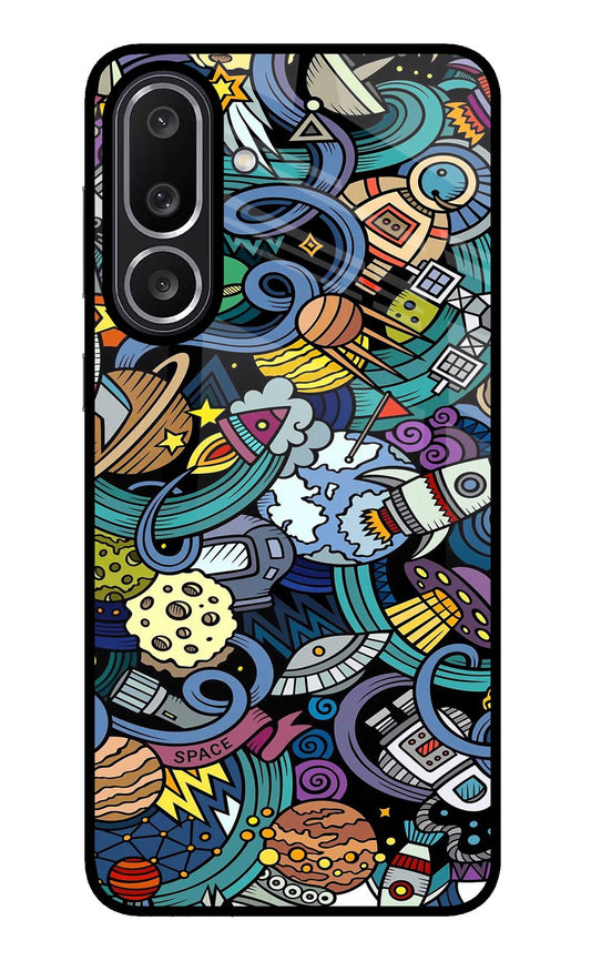 Space Abstract Samsung M56 5G Glass Case