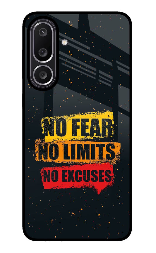 No Fear No Limits No Excuse Samsung M56 5G Back Cover