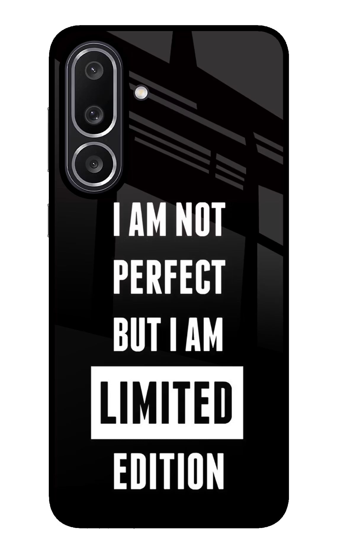 I Am Not Perfect But I Am Limited Edition Samsung M56 5G Back Cover
