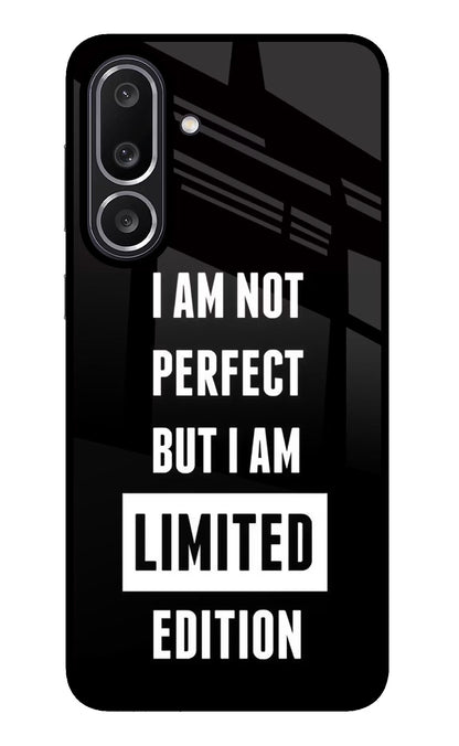 I Am Not Perfect But I Am Limited Edition Samsung M56 5G Back Cover