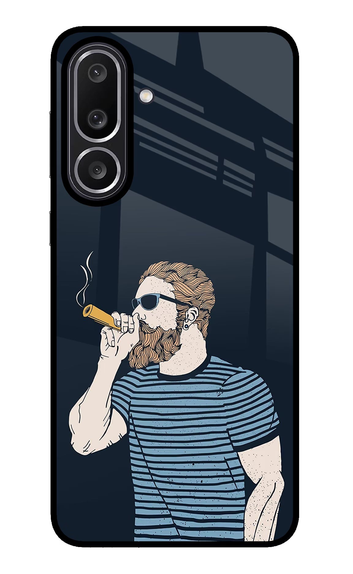 Smoking Samsung M56 5G Glass Case