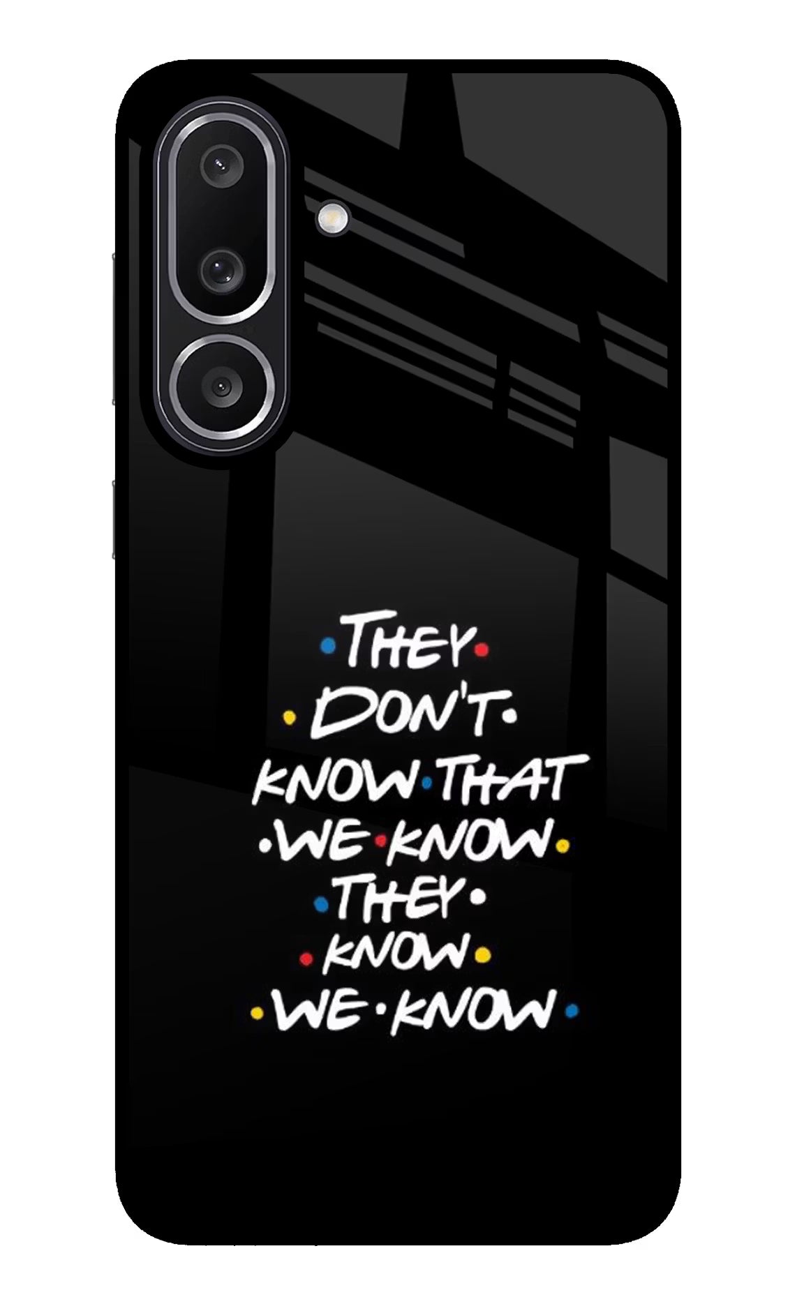 FRIENDS Dialogue Samsung M56 5G Glass Case