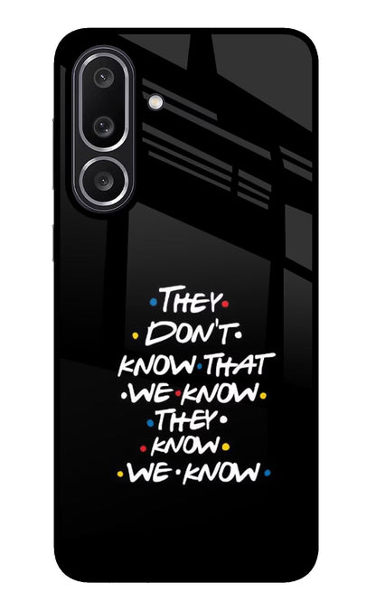 FRIENDS Dialogue Samsung M56 5G Back Cover