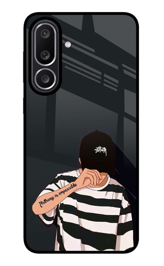 Aesthetic Boy Samsung M56 5G Glass Case