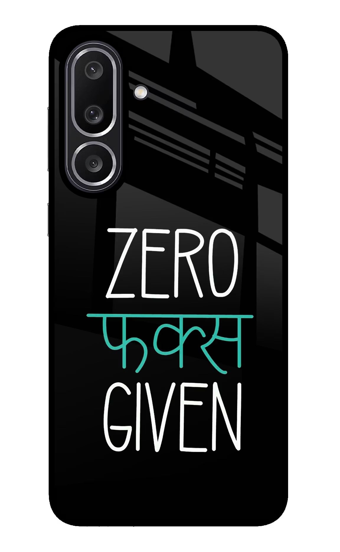 Zero Fucks Given Samsung M56 5G Glass Case