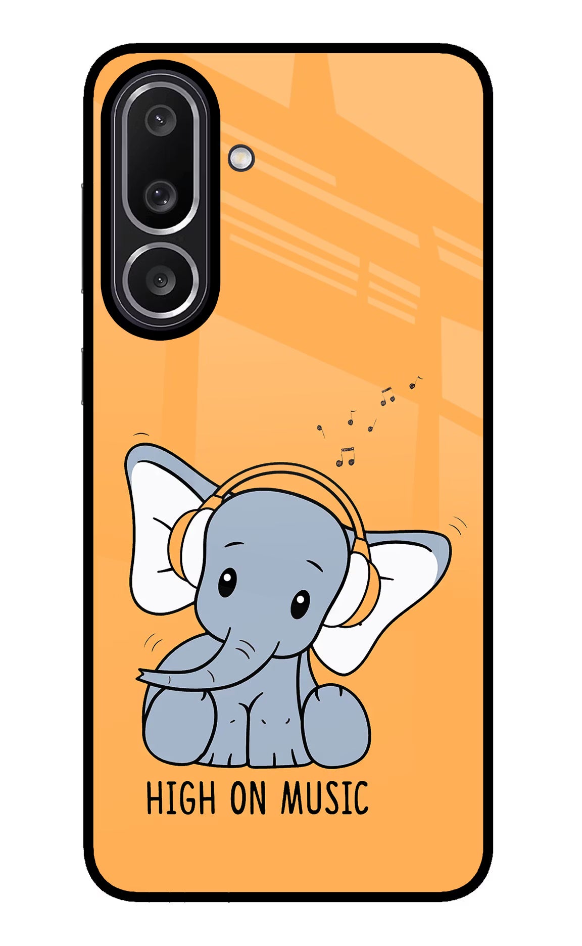 High On Music Samsung M56 5G Glass Case
